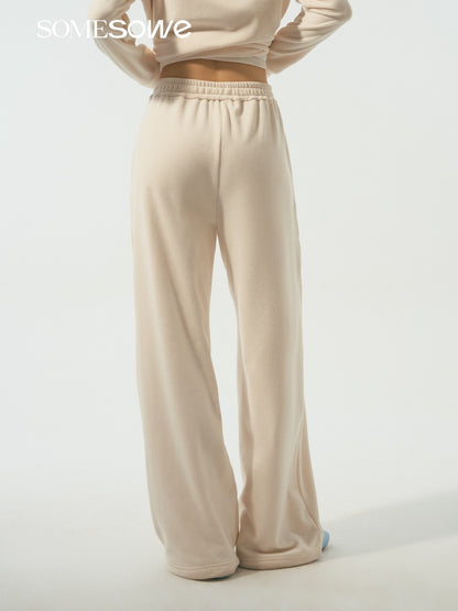 SOMESOWE S2509001&amp;S2509002 Goodnight teddy bear embroidered hooded sweatshirt+sweatpants