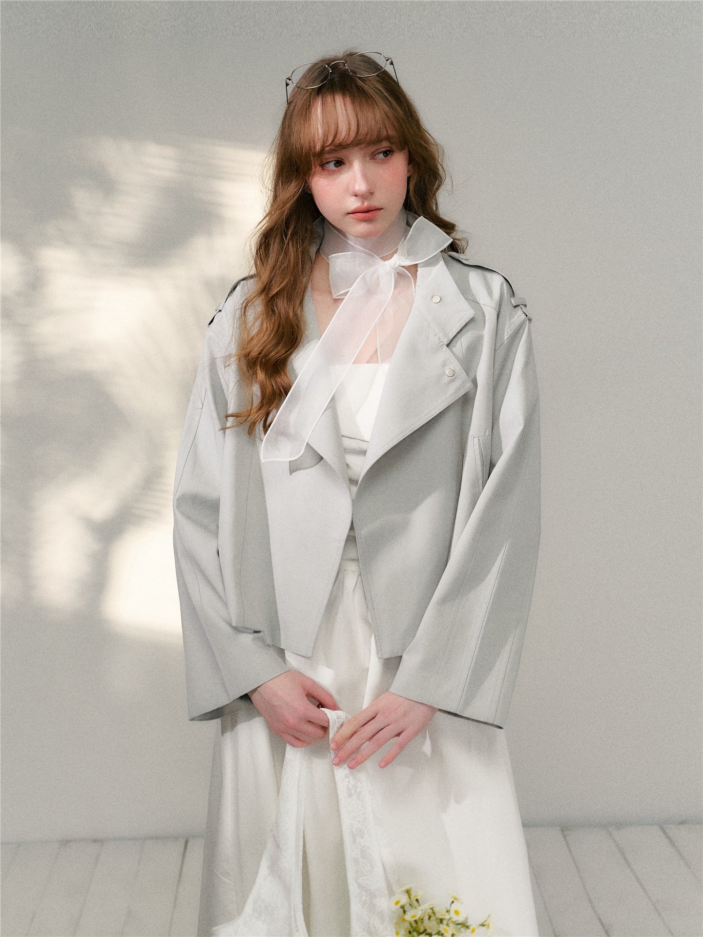 16DEWS 16D26128 Pleated strapless A-line dress