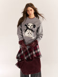 AsGony ASG24546 all-match lazy pullover sweater