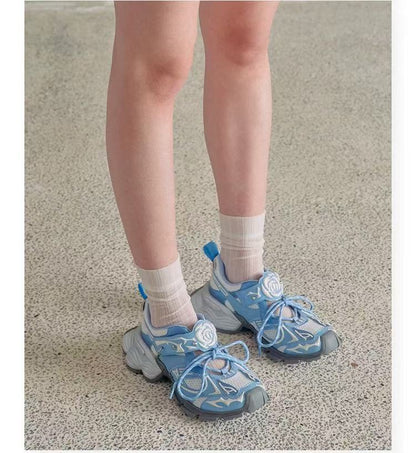 SugarSu Mary Jane chunky sneakers (4color)