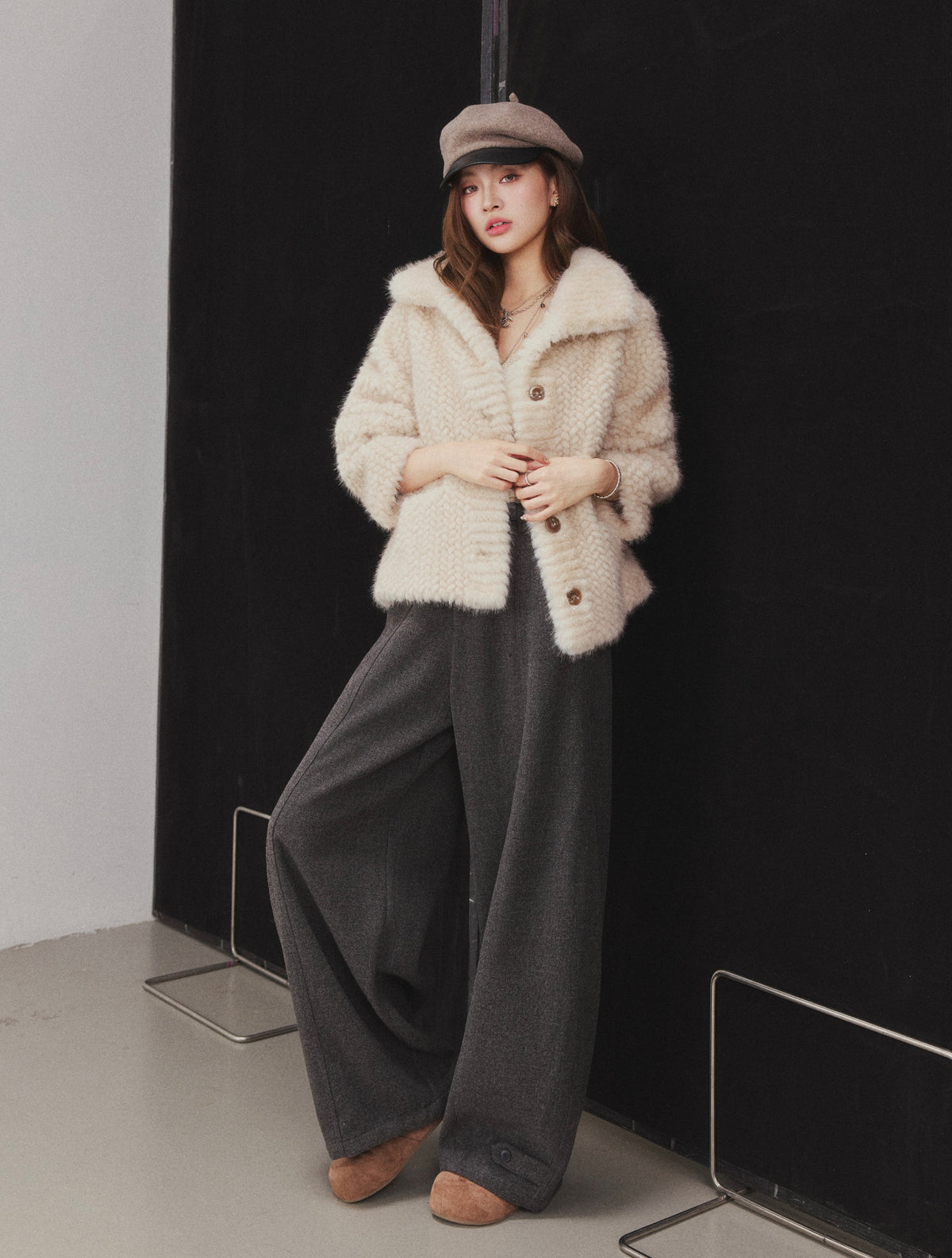 OTEBANBASS Ote260922 High-Waist Wool Balloon Pants