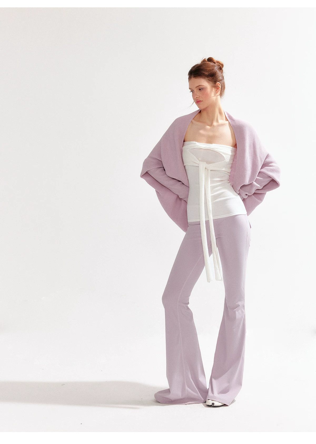 YZZI HE Knitted Batwing Sleeve Cardigan(4color)