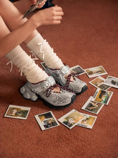 SugarSu Mary Jane chunky sneakers (4color)