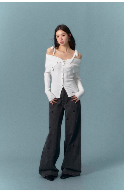 ASGONY [Star Style] Sale Ballet Top(2color)