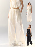 AsGony PEARL LOOSE PANTS(2color)
