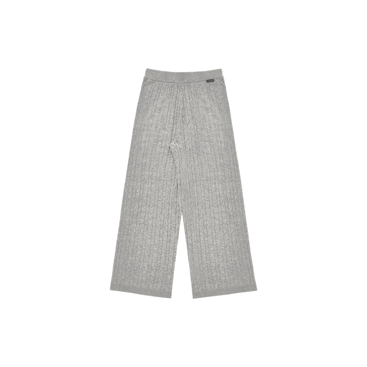 AsGony [Best Seller]  ASG24639 24653 Wool blend knitted top and slacks set