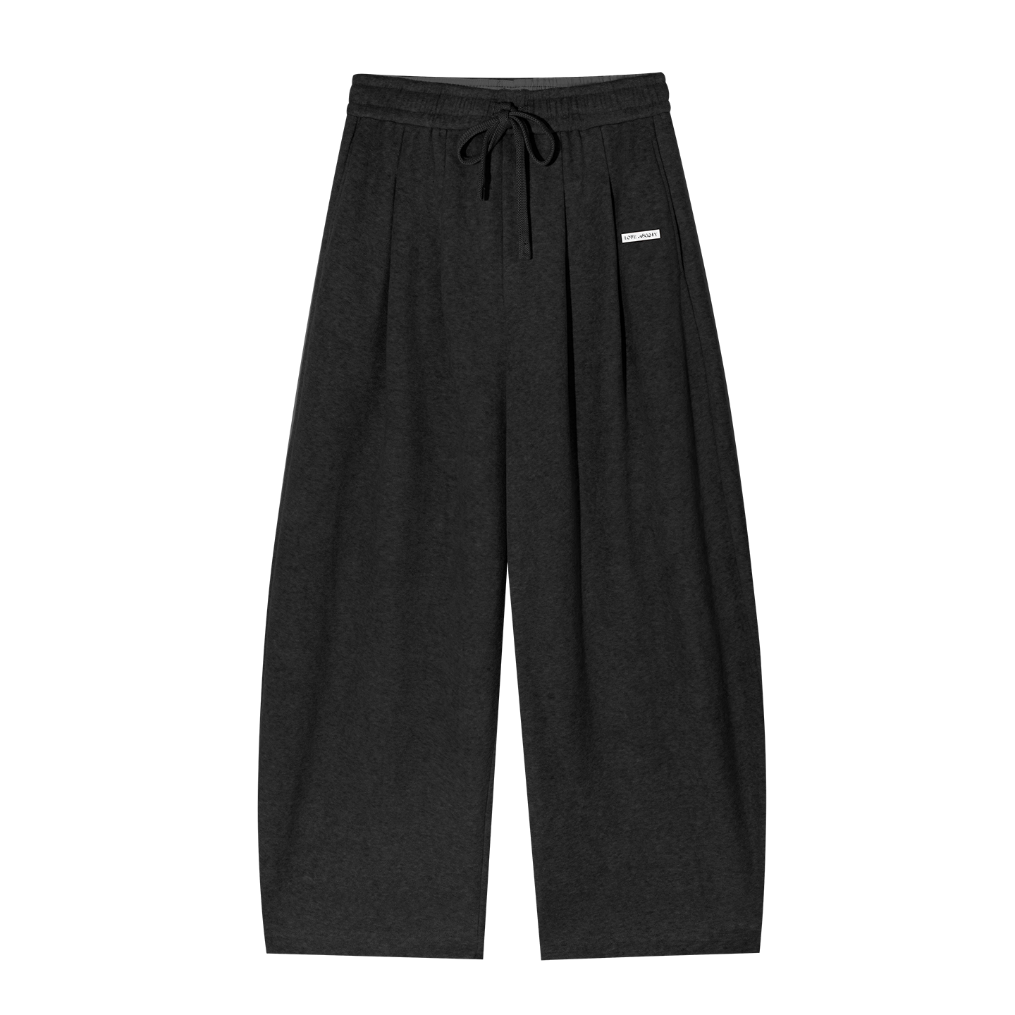AsGony ASG25554 Fluffy curved knife casual glutinous rice pants