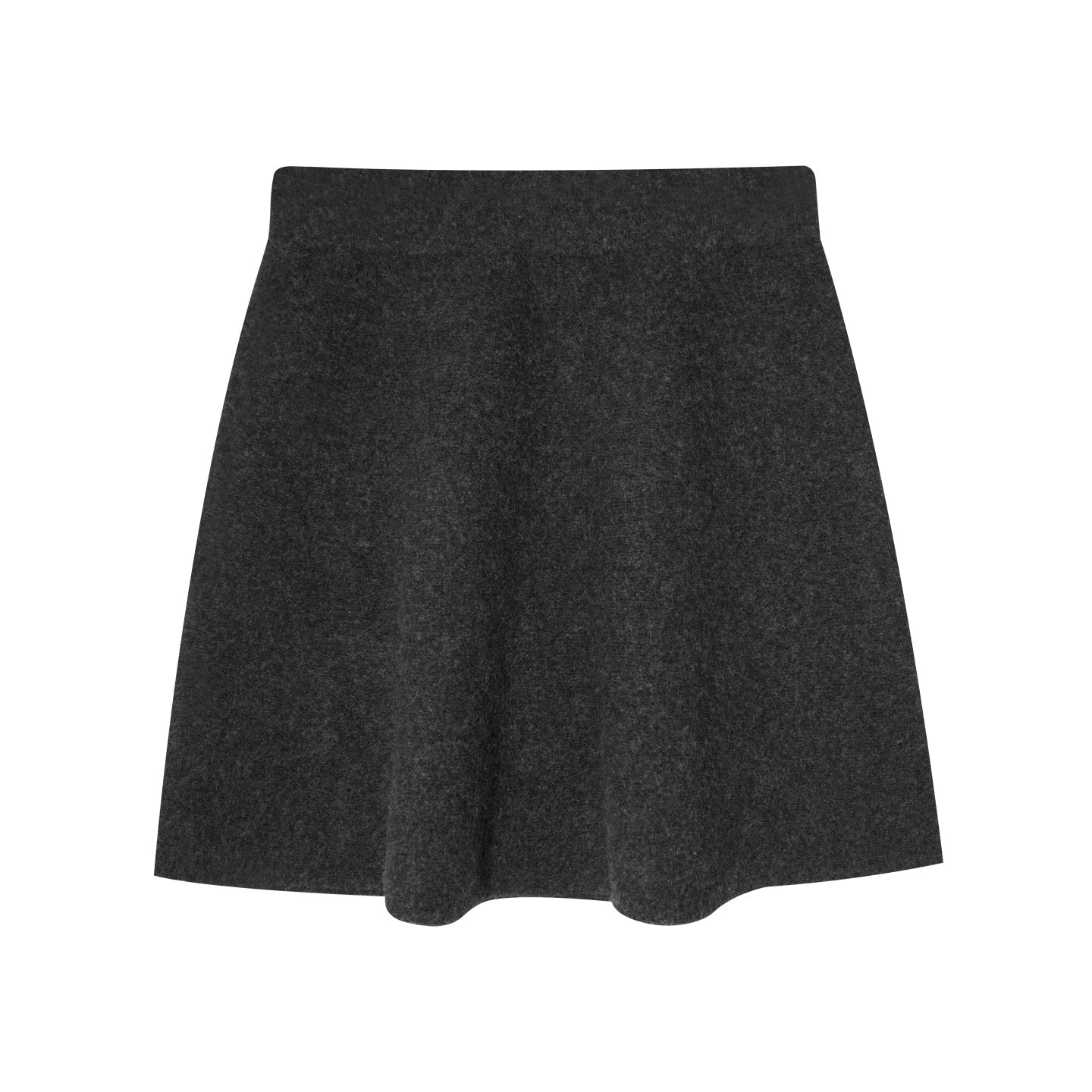 AsGony ASG25601 Wool Flannel Lapel Zippered Knit Sweater Jacket