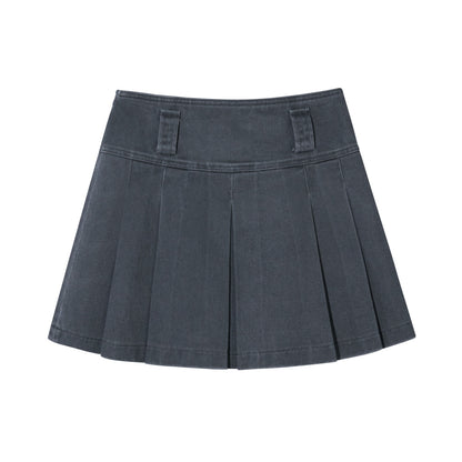 AsGony ASG25649&amp;ASG25679 Wool round neck jacquard sweater + skirt set