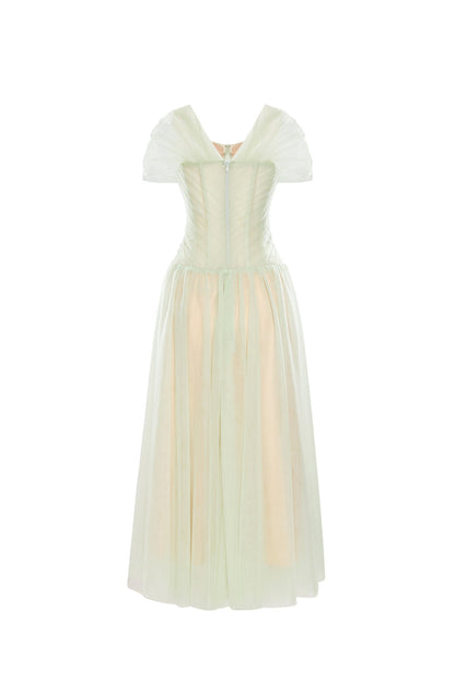 Calista MIRELLE Off-shoulder Maxi Dress