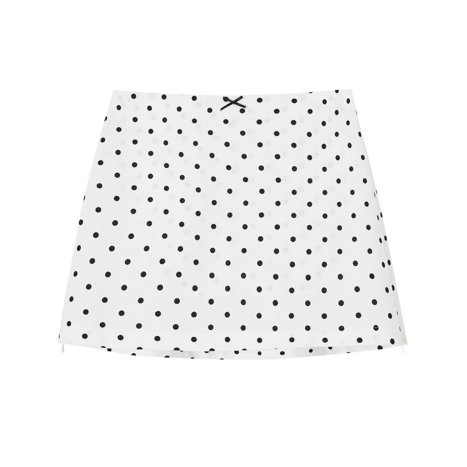 SOMESOWE S2609103 Linen A-line short skirt
