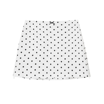 SOMESOWE S2609103 Linen A-line short skirt