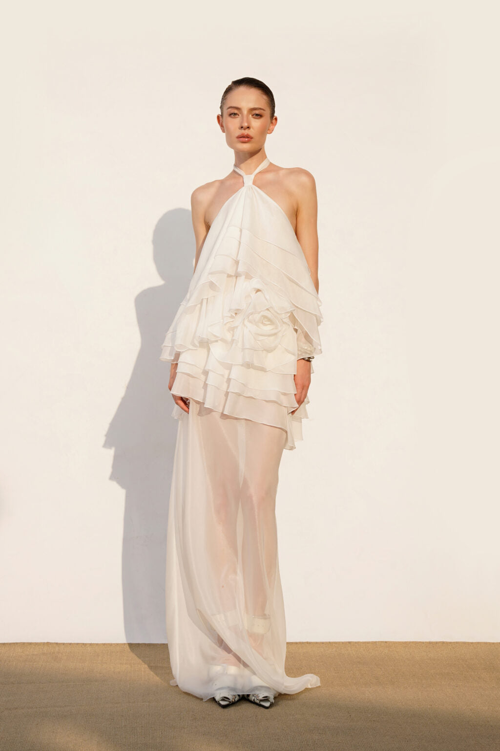DATT [Best Seller] SANROSE RUFFLE GOWN
