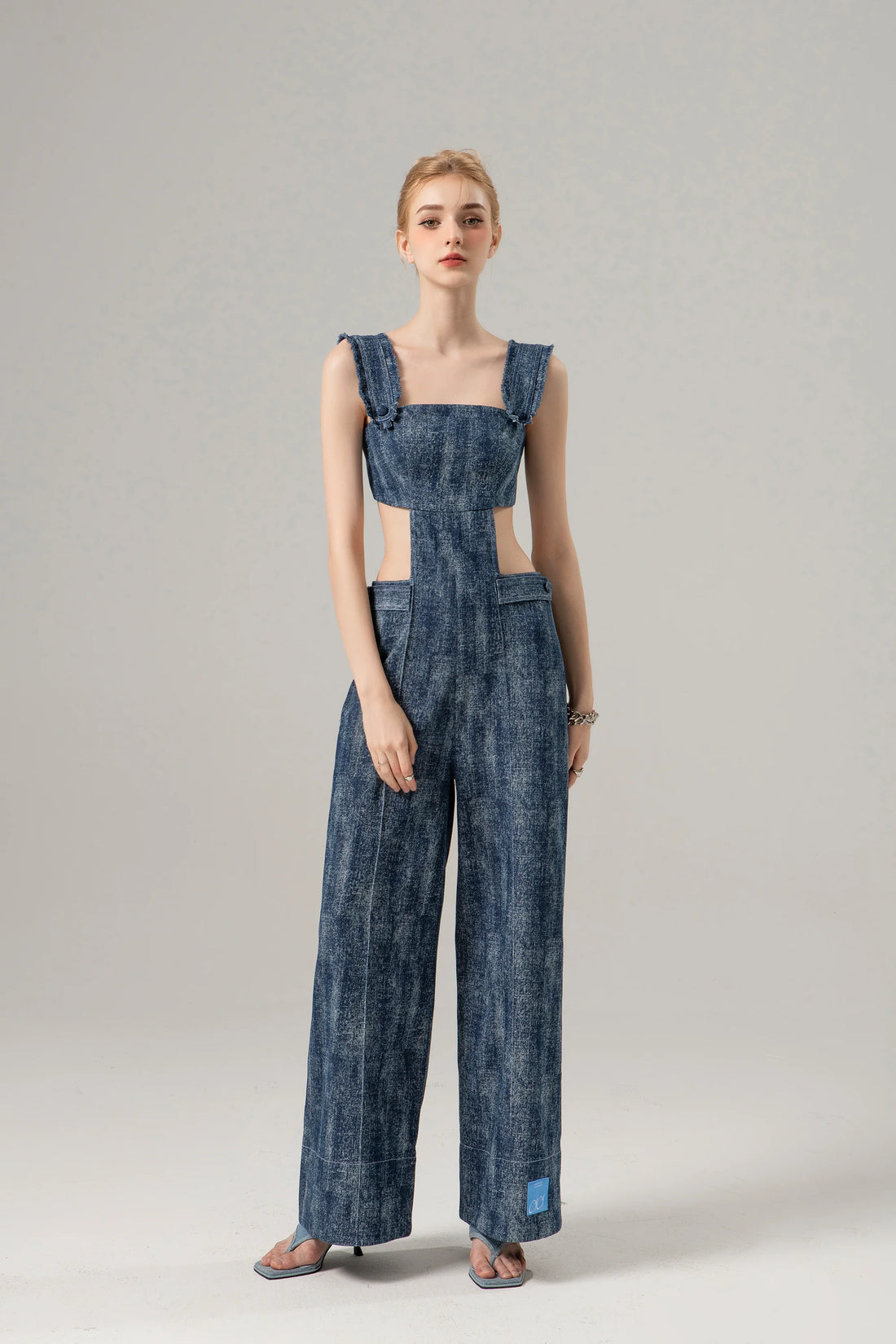 CICI Wayne Denim Jumpsuit