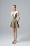 CICI Amalfi Two-tone Mini Dress