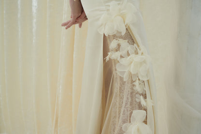 Crow Crew Flowers growing maxi dress