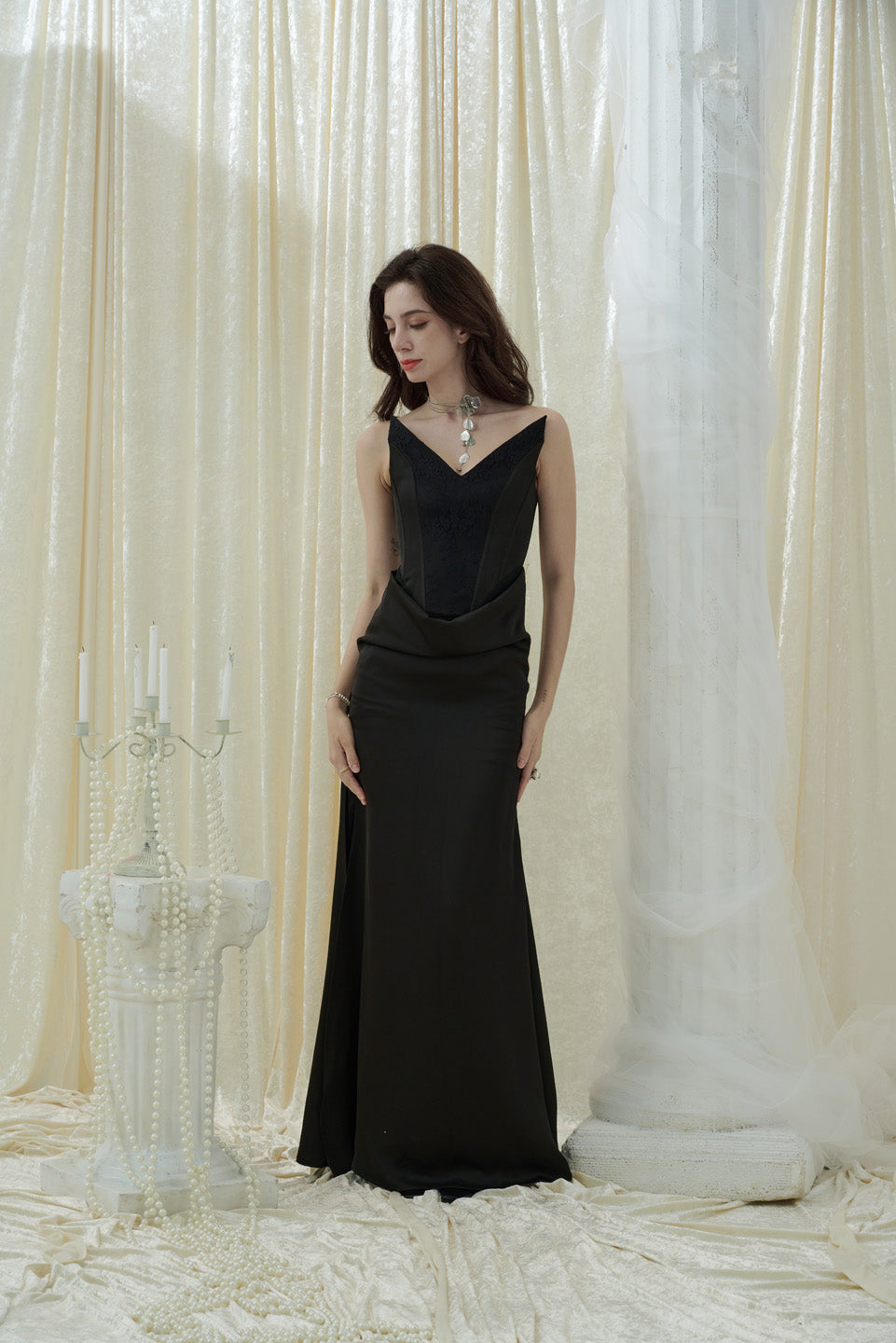 Crow Crew Flowers growing maxi dress