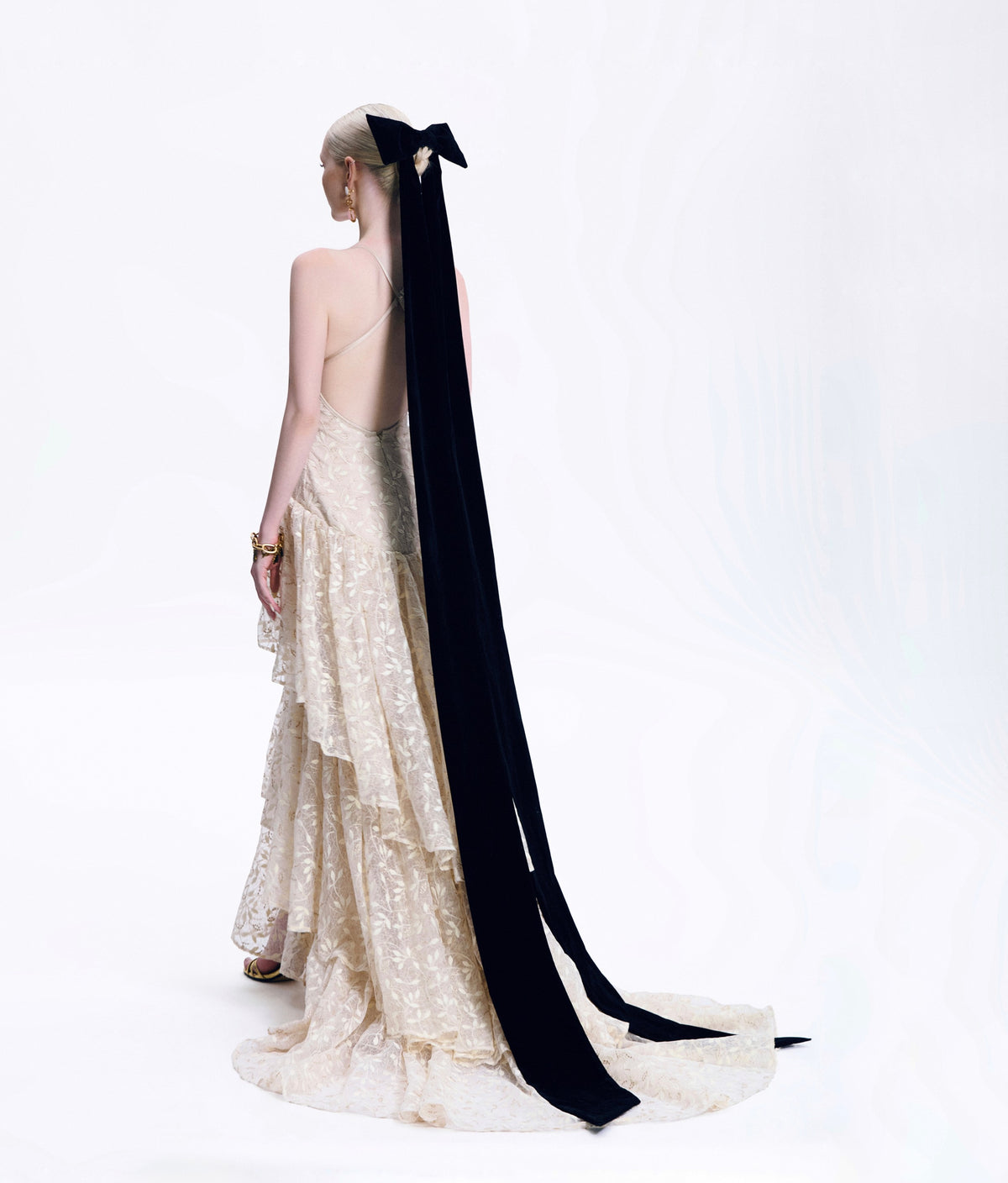 Mooris GIULIETTA DRESS-Cream