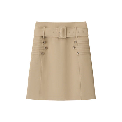 VIA PITTI VIAAS837 Thick waistband design skirt