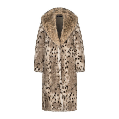 JYOSEI Leopard print long jacket