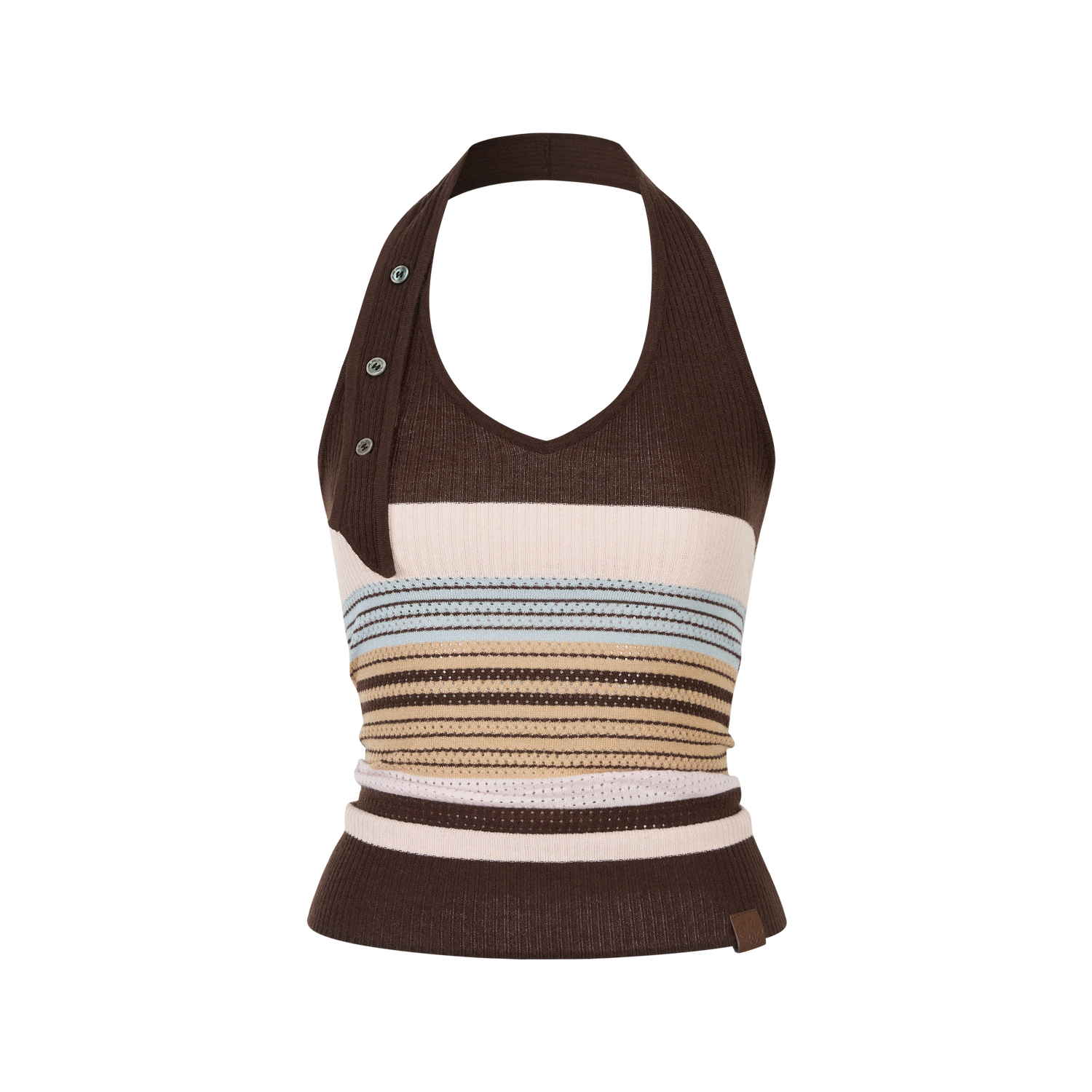 VIA PITTI VIAAK932 Striped woolen vest