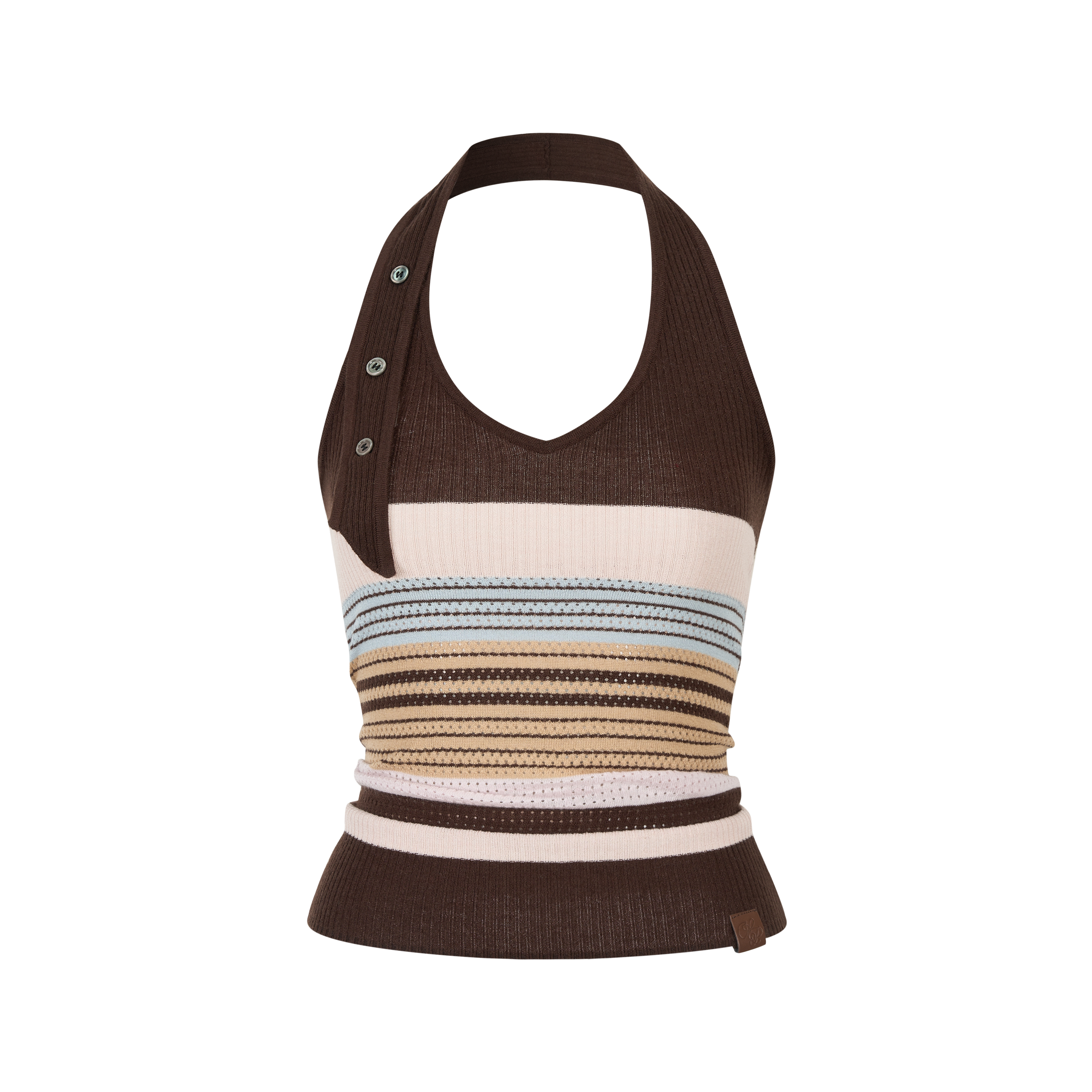 VIA PITTI VIAAK932 Striped woolen vest