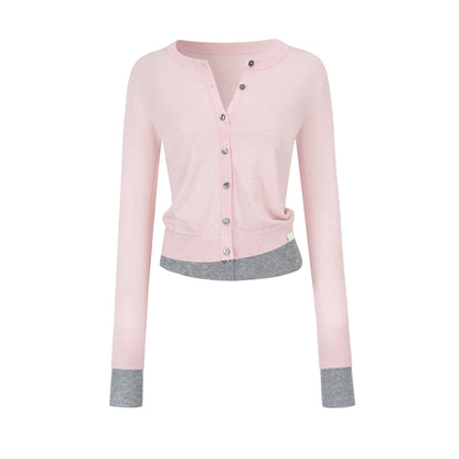 VIA PITTI VIAAK879 Fake two basic woolen jackets