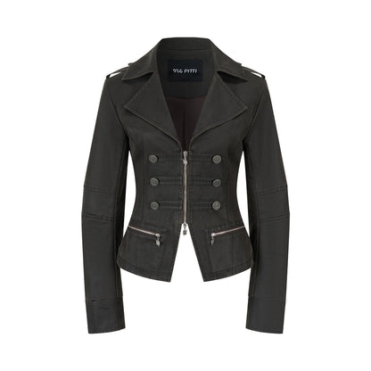 VIA PITTI VIAAC793 Button decoration suit top