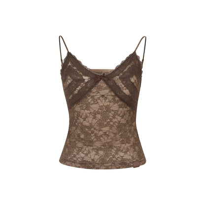 VIA PITTI VIADTP752 Lace camisole vest