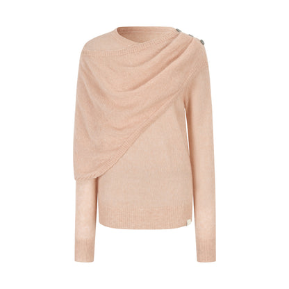 VIA PITTI VIAAK877 Small cape shawl style pullover sweater