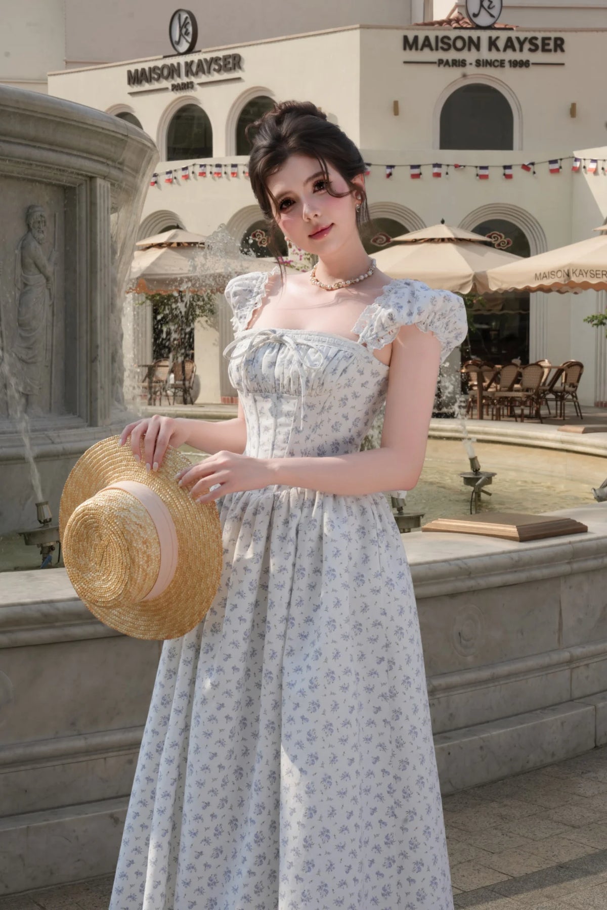 BEL ANGE SERAPHINE PETAL DRESS
