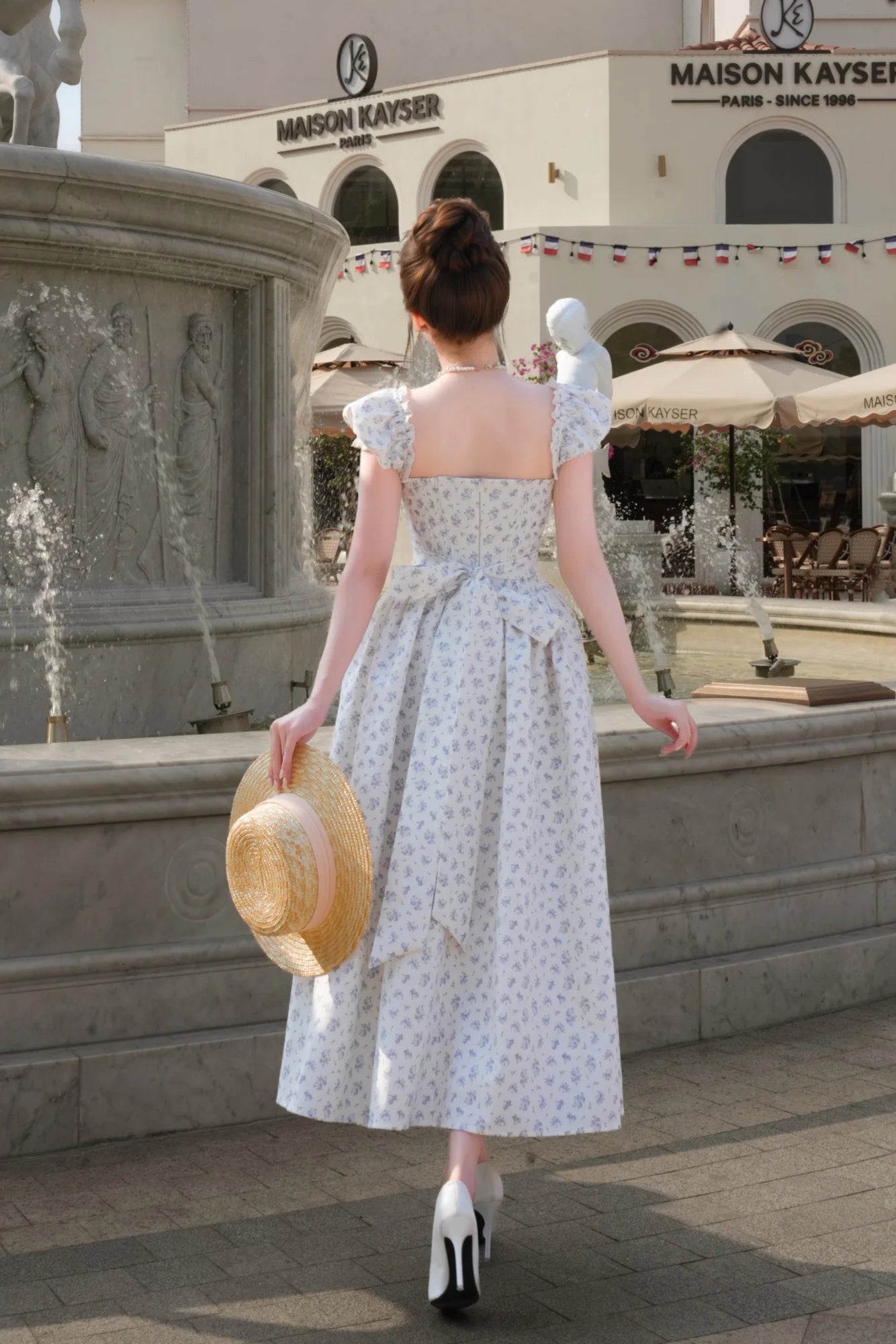 BEL ANGE SERAPHINE PETAL DRESS