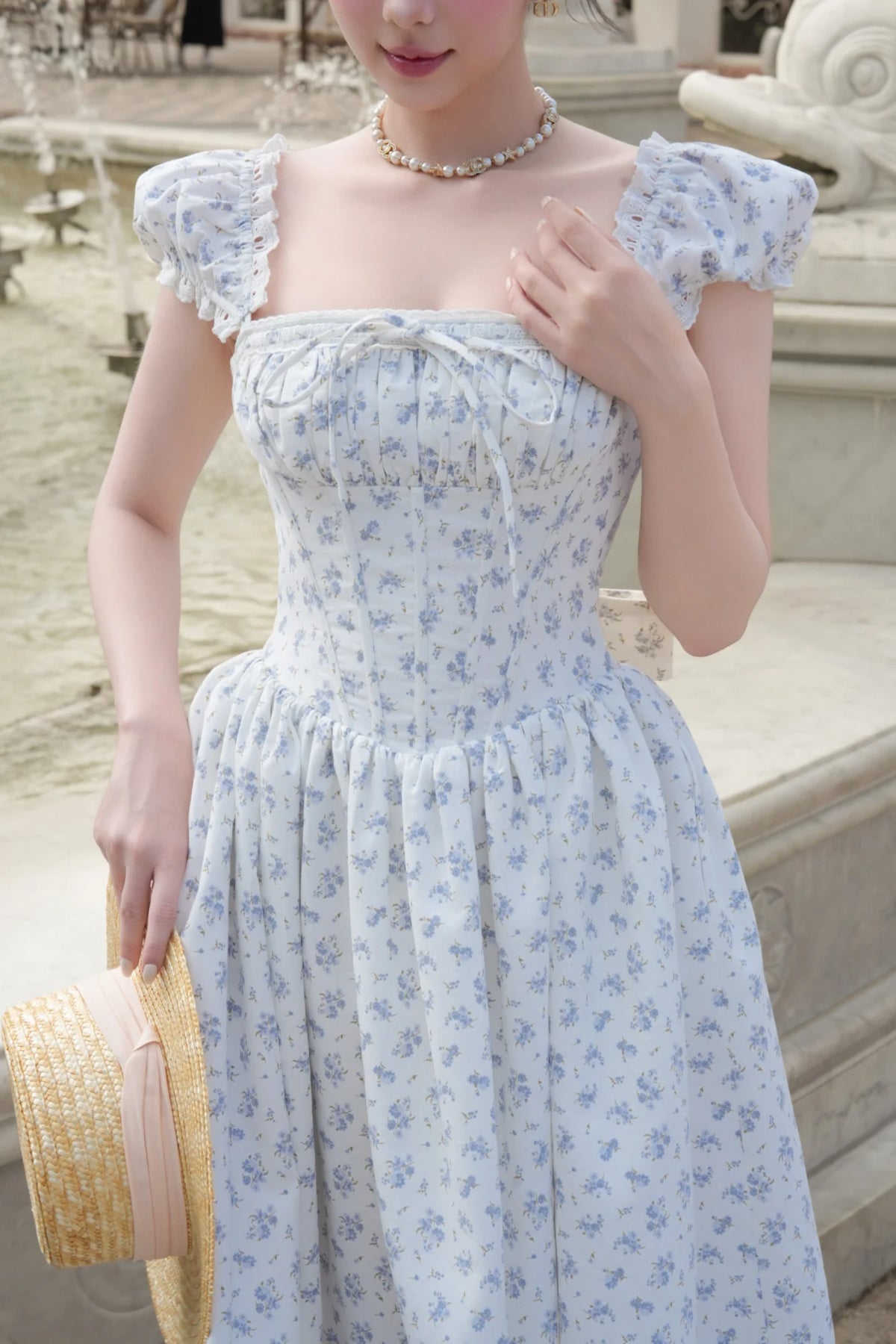 BEL ANGE SERAPHINE PETAL DRESS
