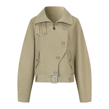 VIA PITTI VIAAC849 Irregular button jacket