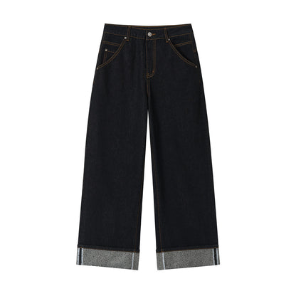 VIA PITTI VIADP715 Hemp up rhinestone jeans