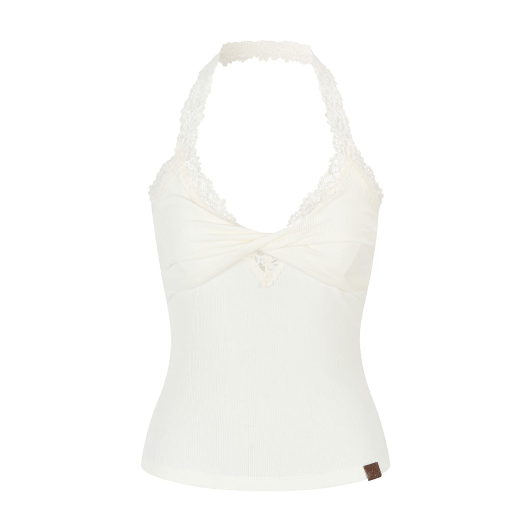 VIA PITTI VIADTP691 Lace patchwork inner bottom vest