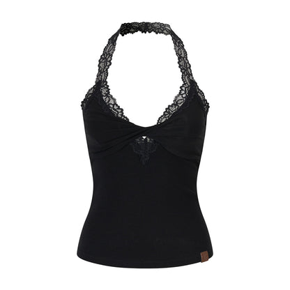 VIA PITTI VIADTP691 Lace patchwork inner bottom vest