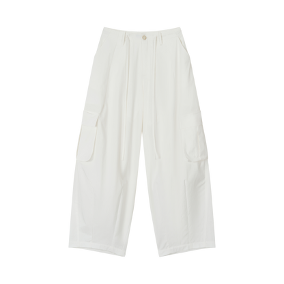 VIA PITTI VIABP319 Workwear large pocket beaded casual pants (2color)