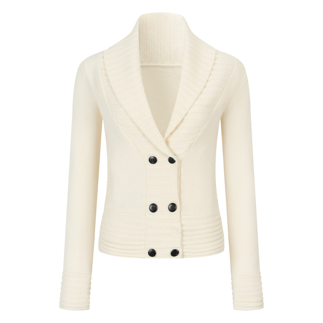 VIA PITTI VIADK776 Basic lapel sweater