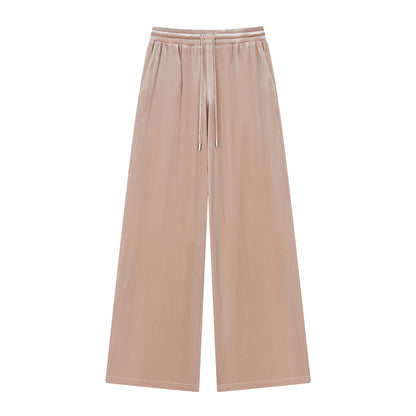 VIA PITTI VIADC718&amp;VIADC719 Velvet sporty casual sweatshirt + pants