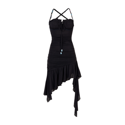 VIA PITTI VIABD336 Beaded mesh dress (2color)