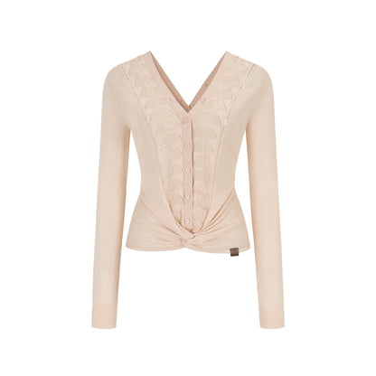 VIA PITTI VIABK6020 Woolen thin cardigan