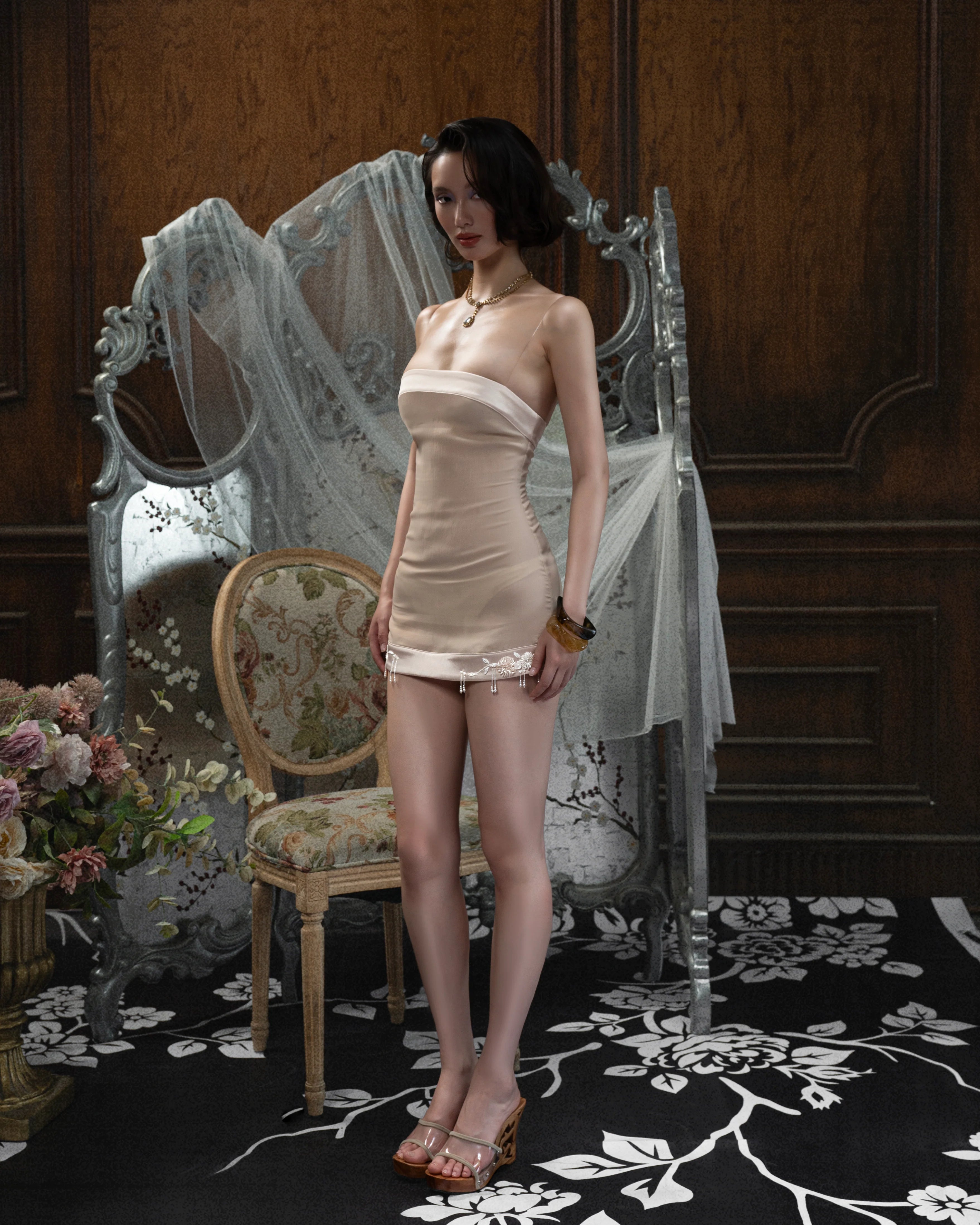 Huelleyrose Zouri Dress