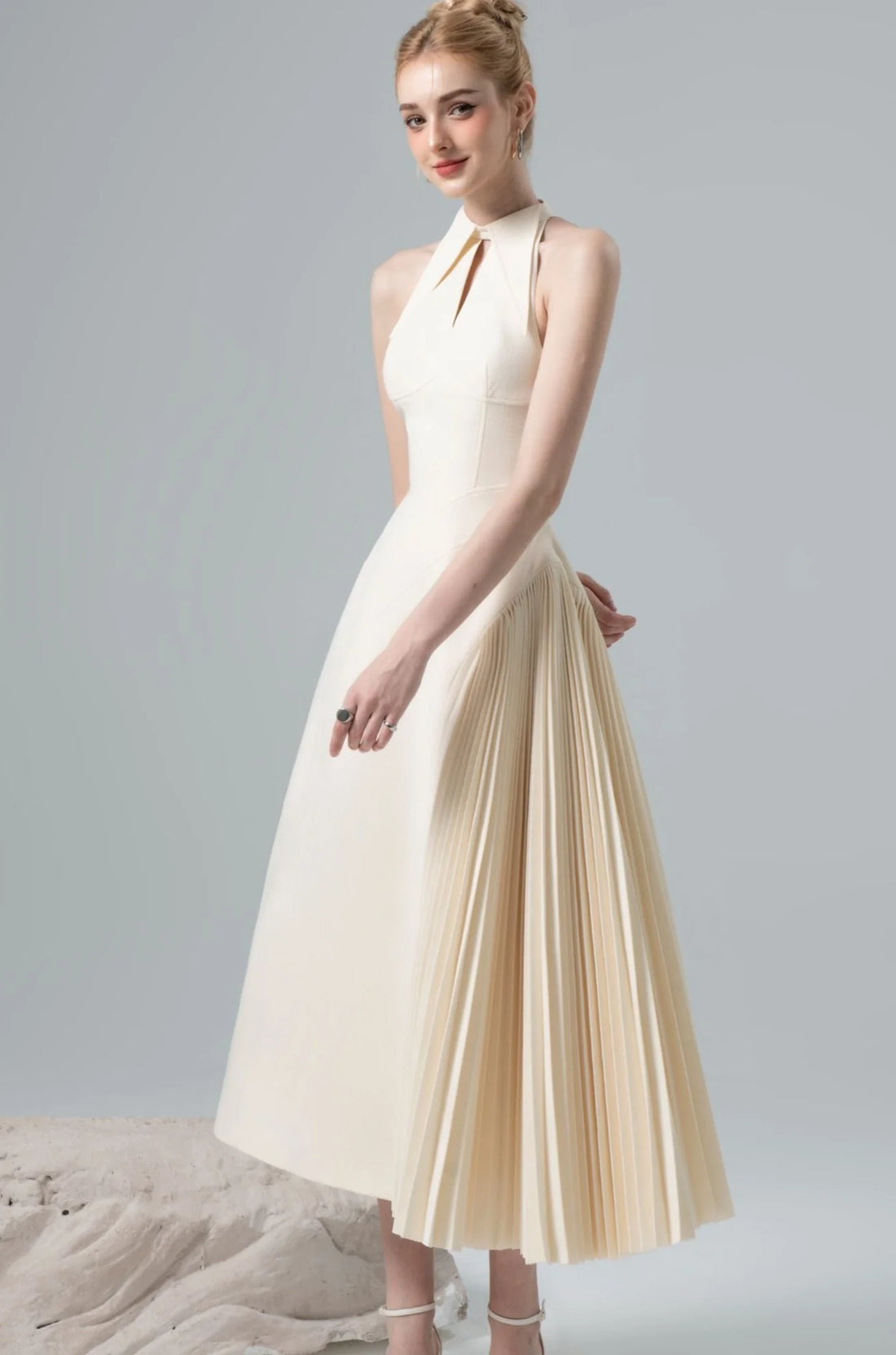 CICI Sale Charlene Halterneck Midi Dress