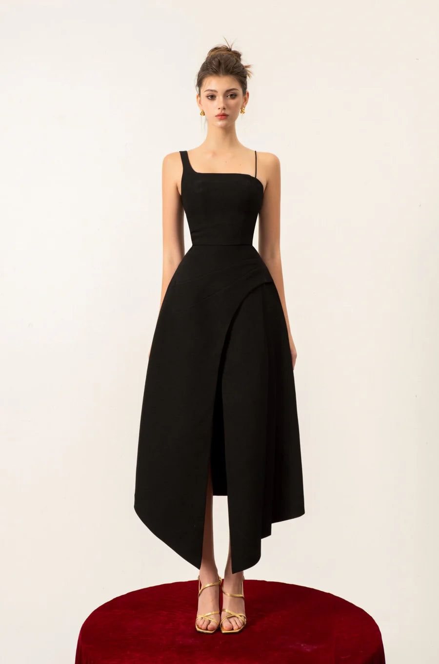 CICI Lucy Cape Midi Dress