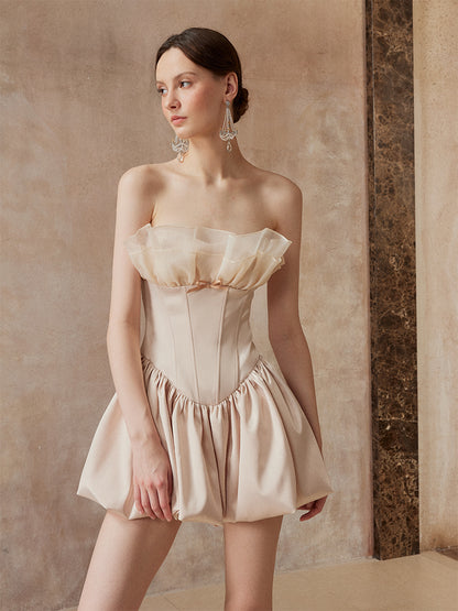 Fa Sogno FSN25AW-DR-03 Light champagne dress