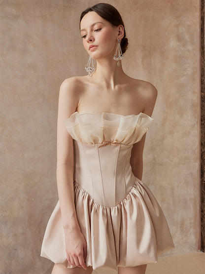 Fa Sogno FSN25AW-DR-03 Light champagne dress