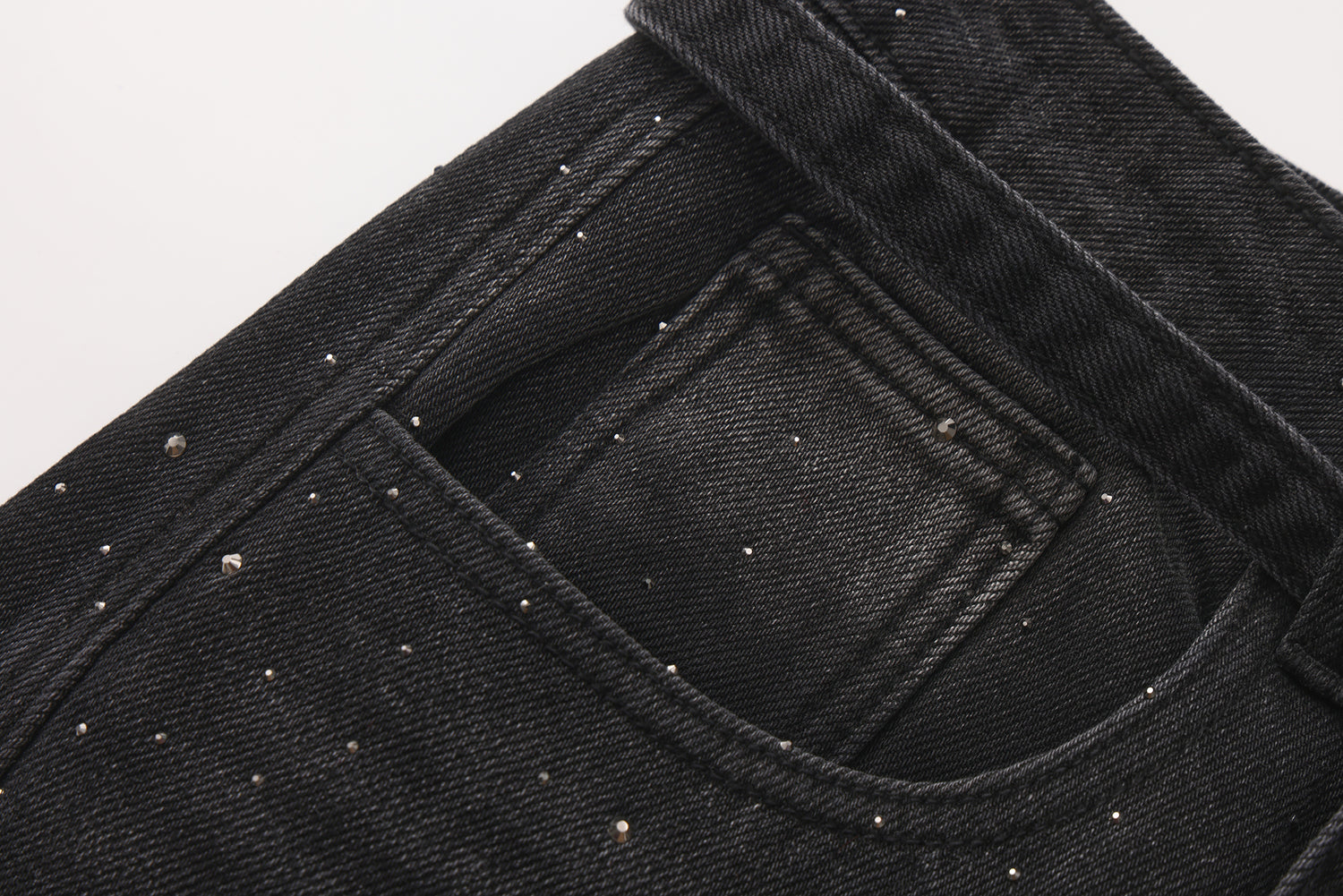 Straight-leg loose glitter pants (2color)