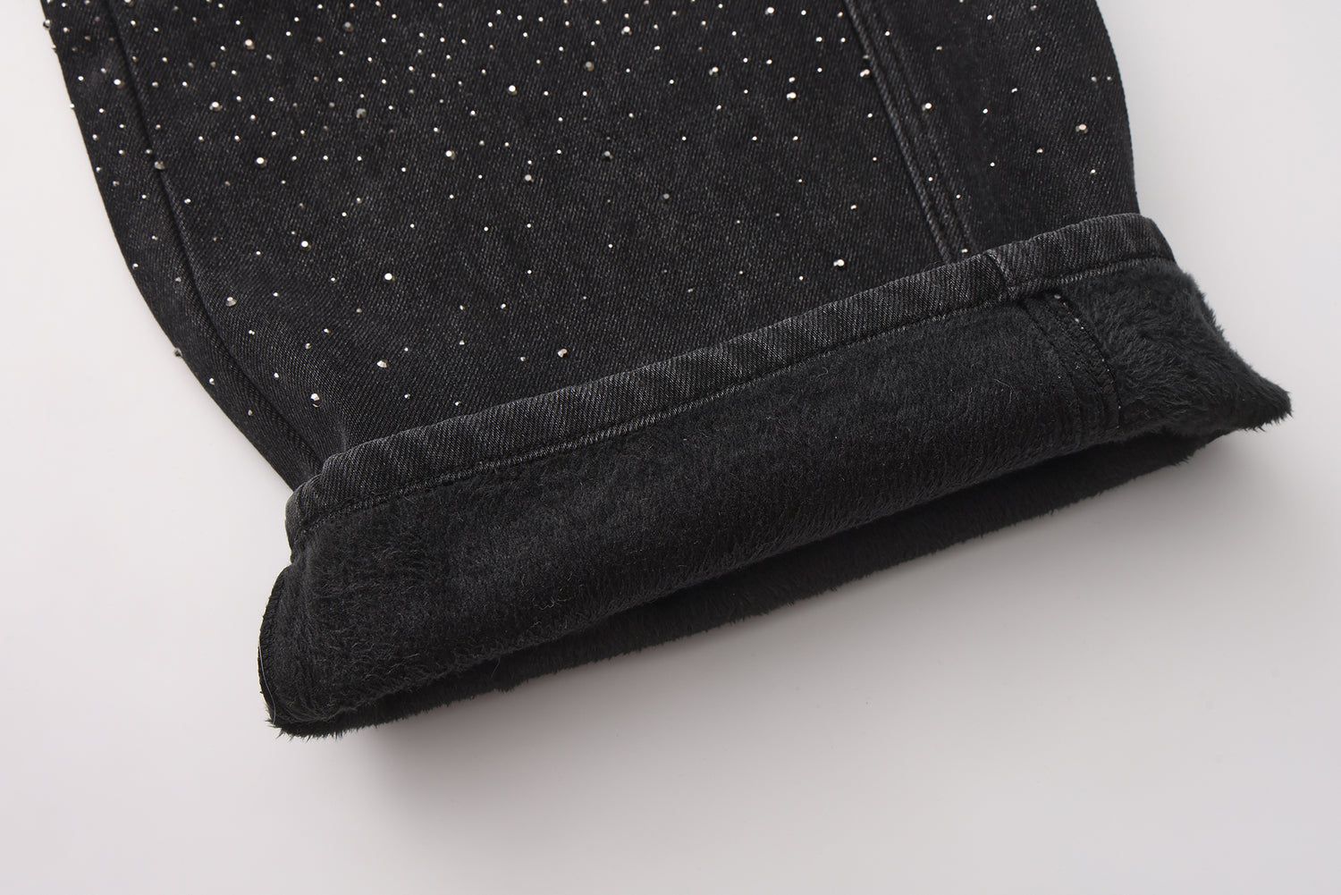 Straight-leg loose glitter pants (2color)