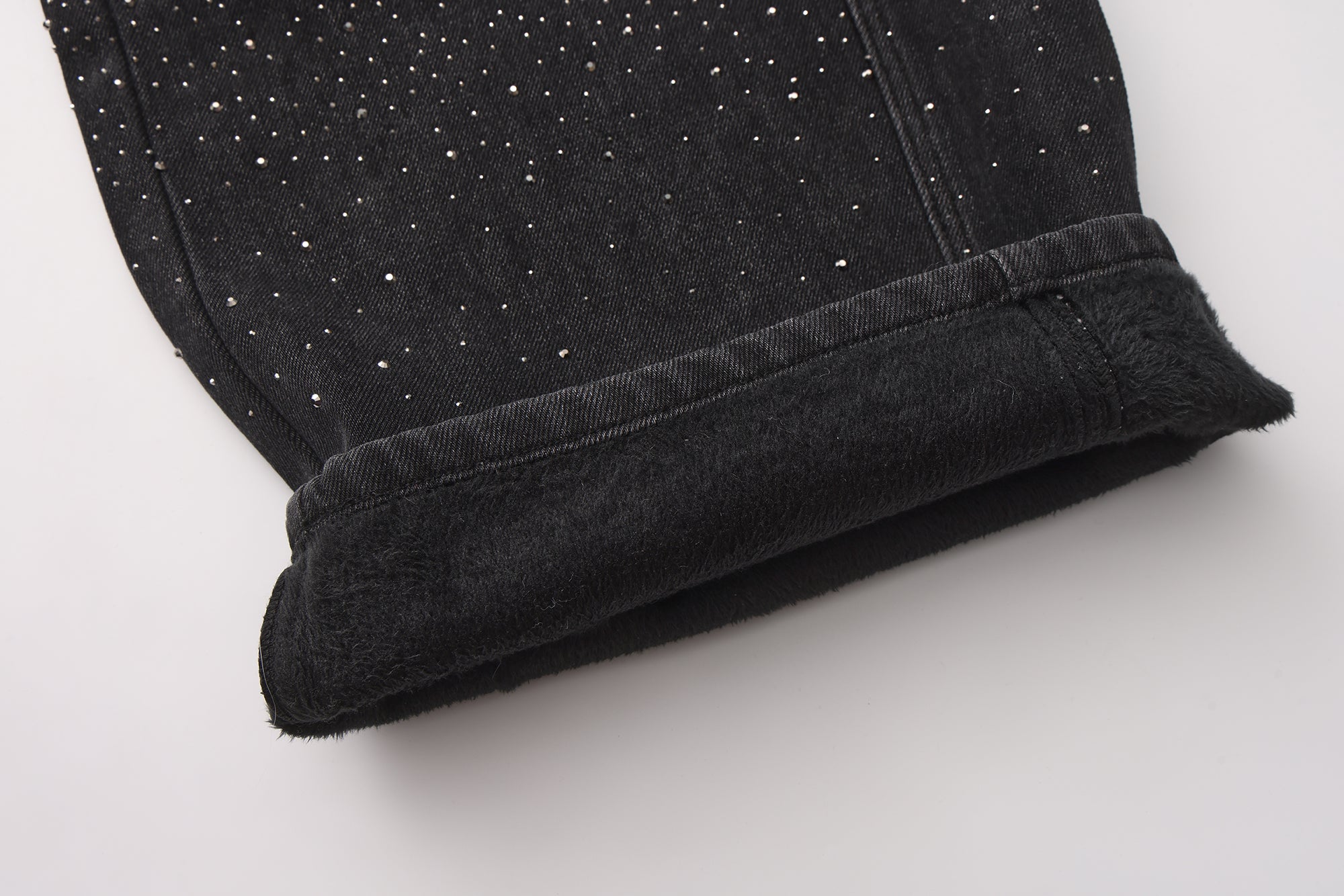 Straight-leg loose glitter pants (2color)